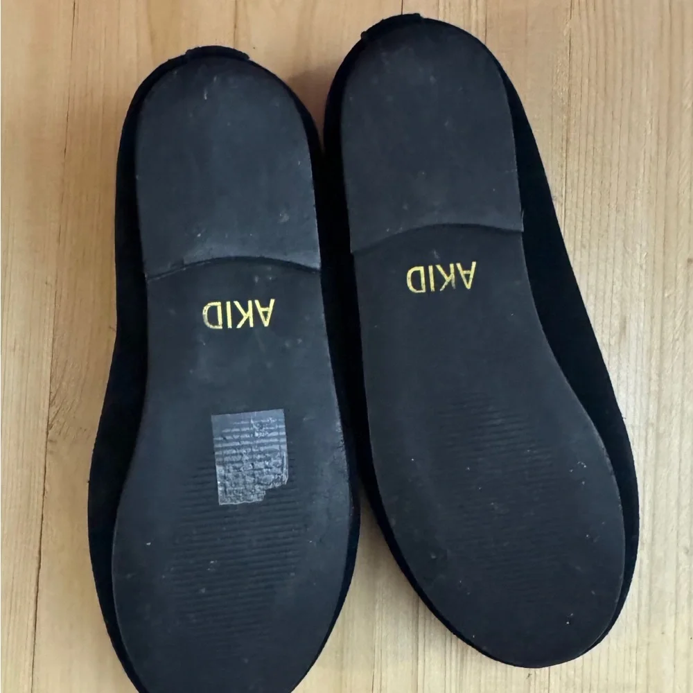 🖤AKID Black Skeleton Loafers | Toddler Size 12 | HTF 🖤 Great Condition